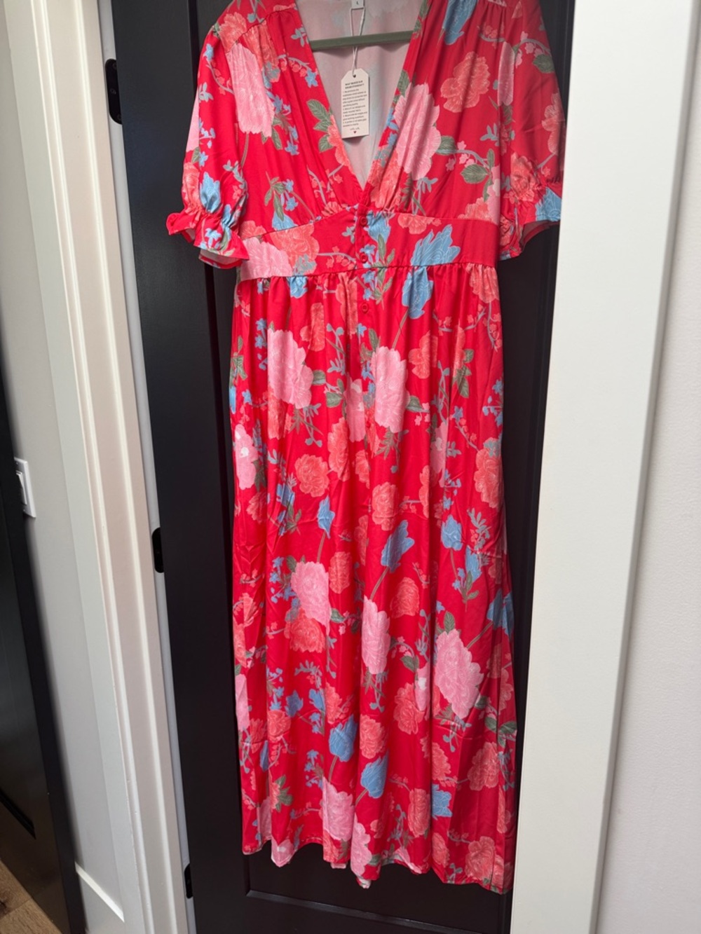 Nice dress buttons down the front V-neck NWT